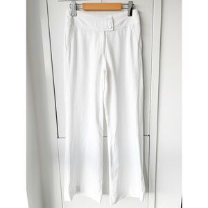 Mexx white linen wide leg pants
